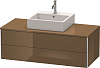 Картинка анонса товара «тумба под раковину duravit xsquare xs491206161 120 см коричнево-оливковый глянцевый»