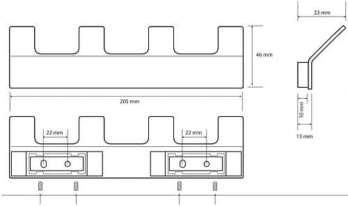 Крючок Bemeta SOLO 139105212 Крючок Bemeta SOLO 139105212
