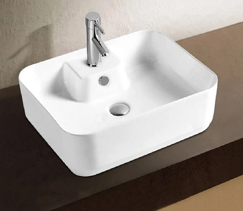 Раковина CeramaLux 9445 накладная, белый Раковина CeramaLux 9445 накладная, белый