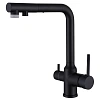Смеситель для кухни ABBER Emotion AF8814B с подключением фильтра и выдвижной лейкой, черный матовый Смеситель для кухни ABBER Emotion AF8814B с подключением фильтра и выдвижной лейкой, черный матовый