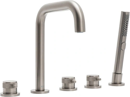 Смеситель на борт ванны Allen Brau Priority 5.31007-MG (с внутренней частью) графит браш Смеситель на борт ванны Allen Brau Priority 5.31007-MG (с внутренней частью) графит браш