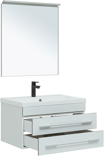 Тумба под раковину Aquanet Верона 75 New белый матовый 00272422 Тумба под раковину Aquanet Верона 75 New белый матовый 00272422