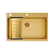 Кухонная мойка Paulmark KRONER-PRO 75 с коландером ADVANCE в цвет мойки, PM707551-BG+A405-BG Кухонная мойка Paulmark KRONER-PRO 75 с коландером ADVANCE в цвет мойки, PM707551-BG+A405-BG