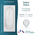 Ванна из искусственного камня Delice Dolce 170х75 DLR330059-G глянцевая Ванна из искусственного камня Delice Dolce 170х75 DLR330059-G глянцевая