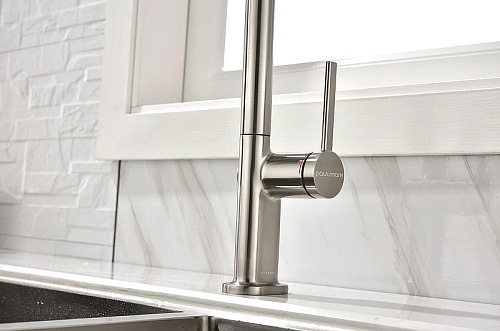 Смеситель для кухни Paulmark NEO брашированная сталь Ne214419-BS Смеситель для кухни Paulmark NEO брашированная сталь Ne214419-BS