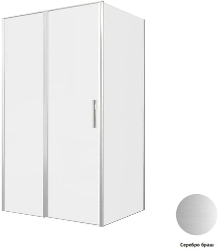 Душевой уголок Allen Brau Priority 120x90 3.31032.BA + 3.31044.BA серебро браш Душевой уголок Allen Brau Priority 120x90 3.31032.BA + 3.31044.BA серебро браш