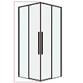 Душевая дверь GROSSMAN 1/2.К33.01.11.42.00 Galaxy (110x195) графит сатин, стекло прозрачное Душевая дверь GROSSMAN 1/2.К33.01.11.42.00 Galaxy (110x195) графит сатин, стекло прозрачное