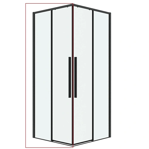 Душевая дверь GROSSMAN 1/2.К33.01.11.42.00 Galaxy (110x195) графит сатин, стекло прозрачное Душевая дверь GROSSMAN 1/2.К33.01.11.42.00 Galaxy (110x195) графит сатин, стекло прозрачное