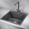 Кухонная мойка Granula 5102, ГРАФИТ (ЧЁРНО-СЕРЫЙ), кварц 510x520 Кухонная мойка Granula 5102, ГРАФИТ (ЧЁРНО-СЕРЫЙ), кварц 510x520