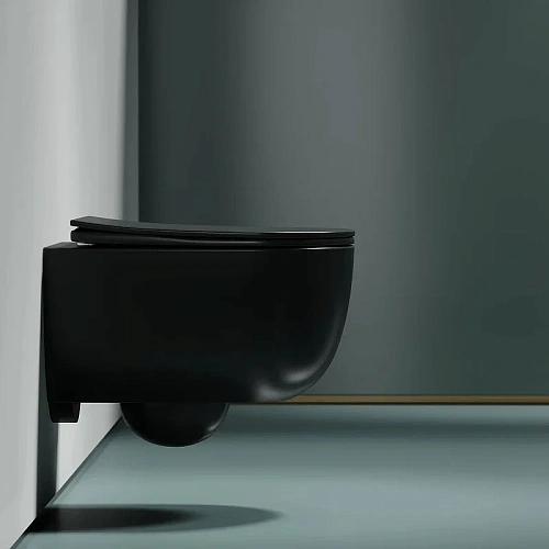 Унитаз подвесной Ceramica Nova MODENA CN6063MDH Темный Антрацит матовый Унитаз подвесной Ceramica Nova MODENA CN6063MDH Темный Антрацит матовый