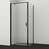 Душевой уголок WasserKRAFT Elbe 74P02 черный Душевой уголок WasserKRAFT Elbe 74P02 черный