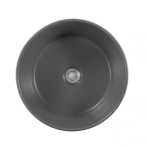 Раковина Aquatek AQ5118-MG 400x400x165, матовый серый, накладная Раковина Aquatek AQ5118-MG 400x400x165, матовый серый, накладная