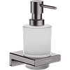 Картинка анонса товара «дозатор жидкого мыла hansgrohe addstoris 41745340, шлифованный черный хром»