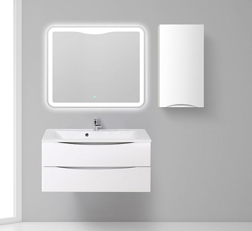 Шкаф-пенал BelBagno FLY-MARINO-750-1A-SC-BL-P-L подвесной 400x300 Bianco Lucido Шкаф-пенал BelBagno FLY-MARINO-750-1A-SC-BL-P-L подвесной 400x300 Bianco Lucido