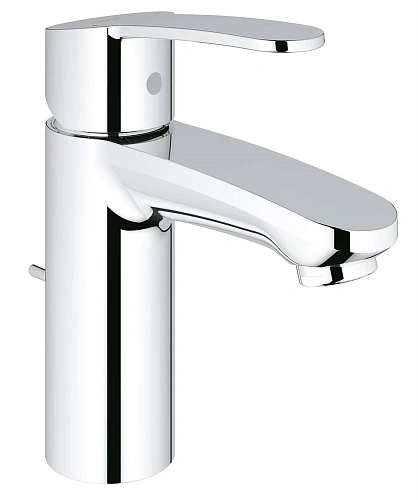 Смеситель для раковины GROHE Eurostyle Cosmopolitan с донным клапаном, уменьшенный, хром (23037002) Смеситель для раковины GROHE Eurostyle Cosmopolitan с донным клапаном, уменьшенный, хром (23037002)