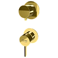 Смеситель для душа Remer Metrica MC93PWBDO, золото глянцевое Смеситель для душа Remer Metrica MC93PWBDO, золото глянцевое