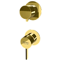 Смеситель для душа Remer Metrica MC92PWBDO, золото глянцевое Смеситель для душа Remer Metrica MC92PWBDO, золото глянцевое