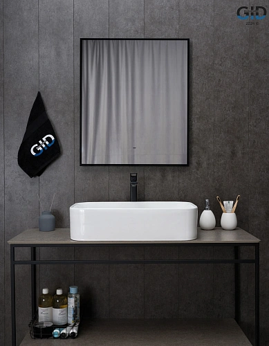 Раковина Gid N9599 51231 накладная белая 61x38x15 Раковина Gid N9599 51231 накладная белая 61x38x15