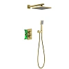 Душевая система Timo Petruma SX-5059/17SM встраиваемая с термостатом золото матовое Душевая система Timo Petruma SX-5059/17SM встраиваемая с термостатом золото матовое