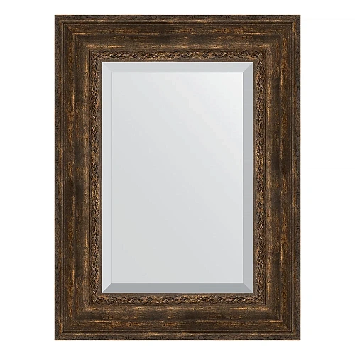 Зеркало в багетной раме Evoform Exclusive BY 3404 62 x 82 см, состаренное дерево с орнаментом Зеркало в багетной раме Evoform Exclusive BY 3404 62 x 82 см, состаренное дерево с орнаментом
