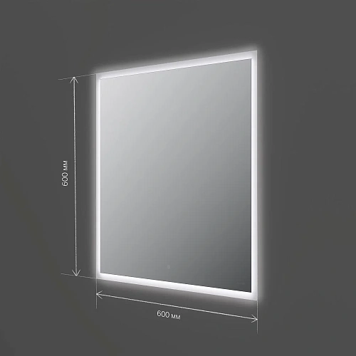 Зеркало AM.PM Spirit V2.0 M71AMOX0601SA с LED-подсветкой и системой антизапотевания, сенсор, 60 см Зеркало AM.PM Spirit V2.0 M71AMOX0601SA с LED-подсветкой и системой антизапотевания, сенсор, 60 см