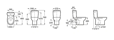 Бачок для унитаза Roca Victoria 34139Z000 Бачок для унитаза Roca Victoria 34139Z000