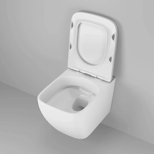 Унитаз подвесной Grossman Thin Rim GR-5603S (520х365х345) тонкий ободок, белый, с крышкой микролифт Унитаз подвесной Grossman Thin Rim GR-5603S (520х365х345) тонкий ободок, белый, с крышкой микролифт