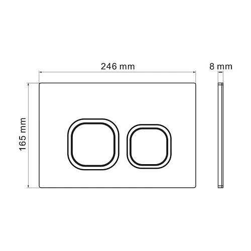 Клавиша смыва GROSSMAN Cosmo 700.K31.02.300.300 золото Клавиша смыва GROSSMAN Cosmo 700.K31.02.300.300 золото