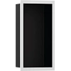 Настенный короб Hansgrohe XtraStoris Individual с дизайнерской рамой 30х15х10 см 56095700, матовый б