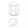 Душевой уголок RGW PA-81 Passage 01088199-21 Душевой уголок RGW PA-81 Passage 01088199-21