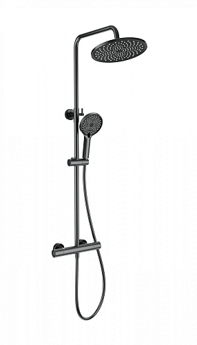 Душевая система Wonzon & Woghand с термостатом, темный графит (WW-B3013-T1-BGG) Душевая система Wonzon & Woghand с термостатом, темный графит (WW-B3013-T1-BGG)