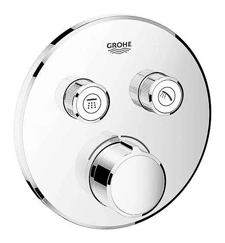 Смеситель для душа GROHE Grohtherm SmartControl на 2 выхода, хром (29145000) внешняя часть Смеситель для душа GROHE Grohtherm SmartControl на 2 выхода, хром (29145000) внешняя часть