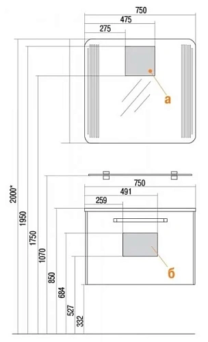 Тумба с раковиной Aquaton Валенсия 75 (1A1236K0VAG30) белая Тумба с раковиной Aquaton Валенсия 75 (1A1236K0VAG30) белая