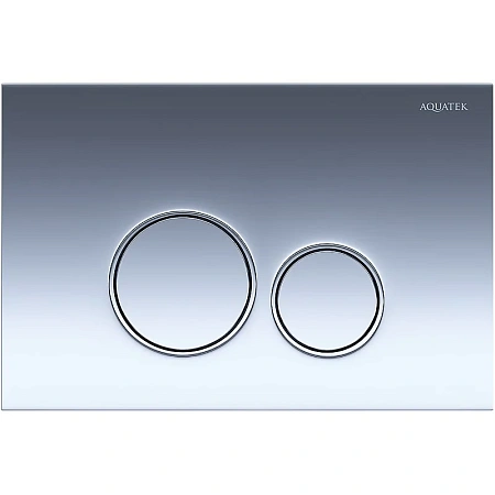 Клавиша смыва Aquatek Хром глянец (клавиши круглые) KDI-0000018 Клавиша смыва Aquatek Хром глянец (клавиши круглые) KDI-0000018