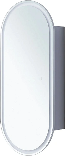 Зеркальный шкаф Aquanet Монте 40 00344786 белый, с LED подсветкой Зеркальный шкаф Aquanet Монте 40 00344786 белый, с LED подсветкой