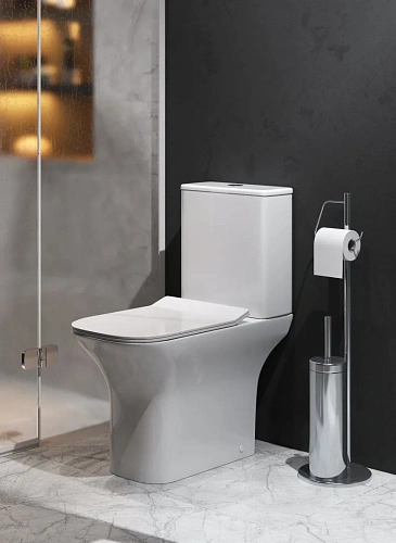 Унитаз напольный GROSSMAN GR-4464S Classic 640x340x790 безободковый с тонкой крышкой Унитаз напольный GROSSMAN GR-4464S Classic 640x340x790 безободковый с тонкой крышкой