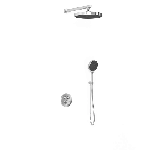 Душевая система Vincea Inspire VSFW-3I22MT2CH встраиваемый, термостатический, двухрежимный, хром Душевая система Vincea Inspire VSFW-3I22MT2CH встраиваемый, термостатический, двухрежимный, хром