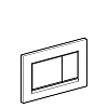 Клавиша смыва Geberit Sigma 30 115.883.14.1 (не остаются отпечатки пальцев)