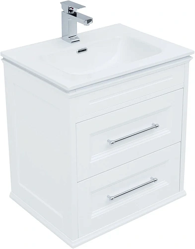 Комплект мебели Aquanet Бостон М 60 белый матовый 00210629 Комплект мебели Aquanet Бостон М 60 белый матовый 00210629