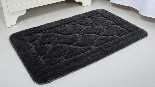 Коврик Fixsen Link 1-ый,FX-5002V, графит, 50х80 см. Коврик Fixsen Link 1-ый,FX-5002V, графит, 50х80 см.