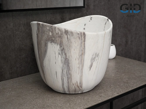 Раковина Gid Mnc9303 54479 накладная под камень матовая 36x36x32 Раковина Gid Mnc9303 54479 накладная под камень матовая 36x36x32