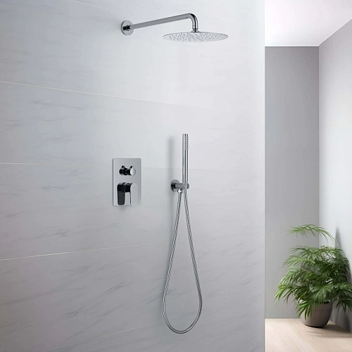 Душевая система Aquatek ОБЕРОН AQ1272CR Хром Душевая система Aquatek ОБЕРОН AQ1272CR Хром