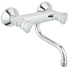 Картинка анонса товара «смеситель для кухни grohe costa l, настенный, хром (31187001)»