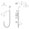Душевая система Wonzon & Woghand встраиваемая, черный матовый (WW-88939008-MB) Душевая система Wonzon & Woghand встраиваемая, черный матовый (WW-88939008-MB)