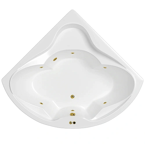 Акриловая ванна WHITECROSS Konsul 150x150 "SOFT" золото 0110.150150.100.SOFT.GL Акриловая ванна WHITECROSS Konsul 150x150 "SOFT" золото 0110.150150.100.SOFT.GL