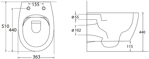 Комплект унитаза Allen Brau Fantasy 4.11004.20/8.9466.0.000.000.1 (00316504) с инсталляцией, белый глянец Комплект унитаза Allen Brau Fantasy 4.11004.20/8.9466.0.000.000.1 (00316504) с инсталляцией, белый глянец