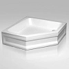 Душевой поддон RGW Acryl BT/CL-S 1000x1000 мм 16180500-51 трапеция белый