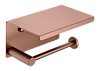 Картинка анонса товара «держатель туалетной бумаги boheme uno 10971-brb с крышкой brushed bronze»