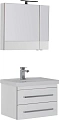 Комплект мебели Aquanet Сиена 70 белый (подвесной 2 ящика) 00196507 Комплект мебели Aquanet Сиена 70 белый (подвесной 2 ящика) 00196507