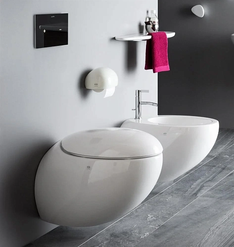 Унитаз подвесной Laufen Alessi Rimless 2097.1 безободковый (8.2097.1.400.000.1) Унитаз подвесной Laufen Alessi Rimless 2097.1 безободковый (8.2097.1.400.000.1)